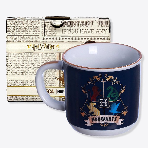 Caneca Mini Tom Brasão de Hogwarts 200ml