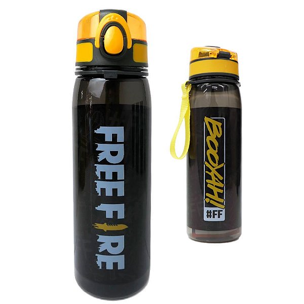 Copo Viagem Free Fire Booyah 450ml Oficial no Shoptime