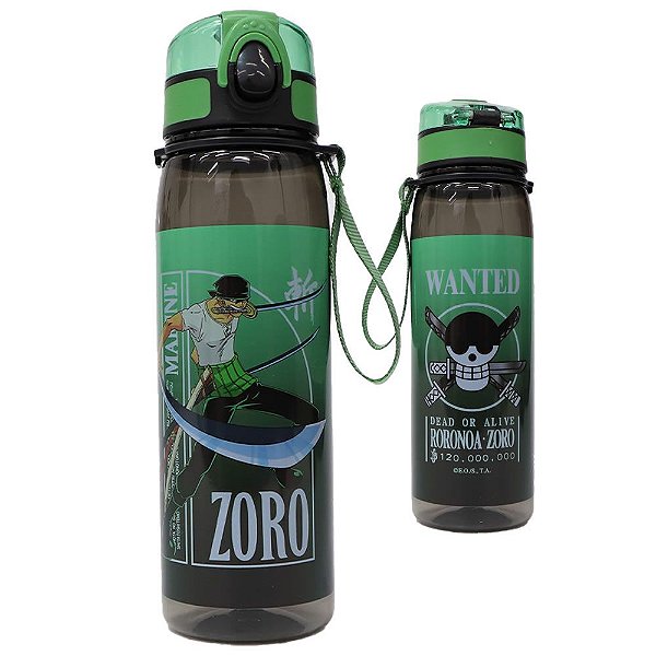 Garrafa Clic One Piece Zoro 500ml