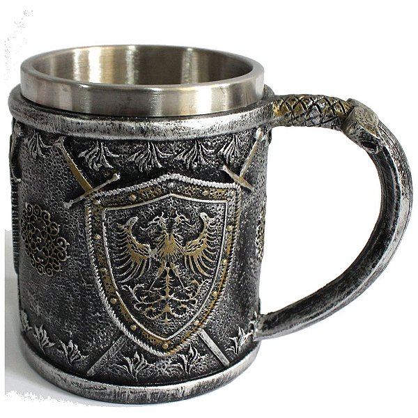 Caneca Térmica 3D Phoenix Medieval 450ml