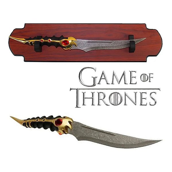 Adaga Metal Catspaw Arya Stark Rei Viserys Game Of Thrones 19cm