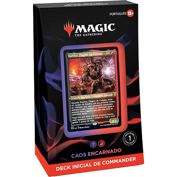 Magic The Gathering Deck Inicial de Commander: Caos Encarnado