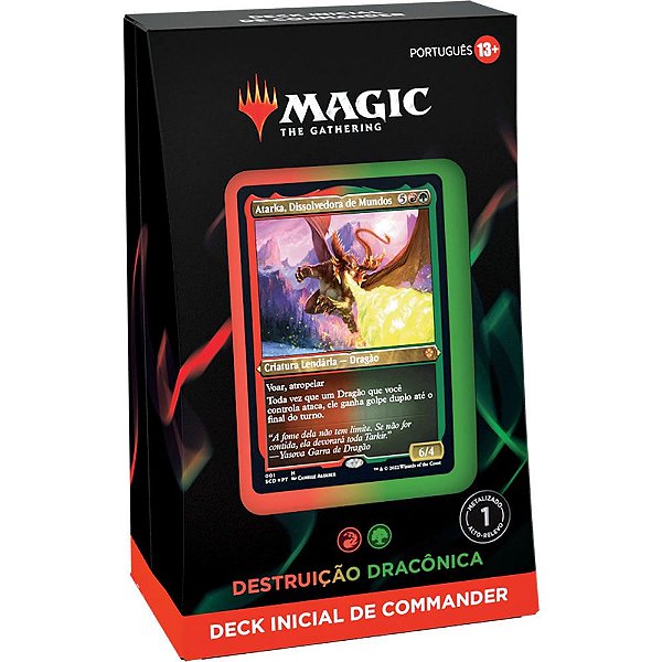 Magic The Gathering Deck Inicial de Commander: Destruição Dracônica