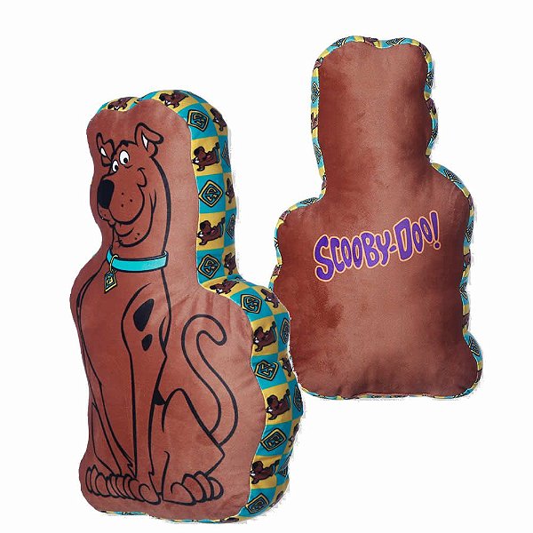 Almofada Formato Fibra Scooby Doo 39cm