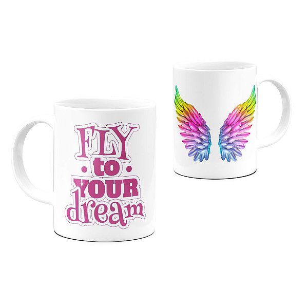 Caneca Fly To Your Dreams 325ml