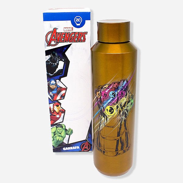 Garrafa Acqua Manopla infinito Thanos Marvel 600ml