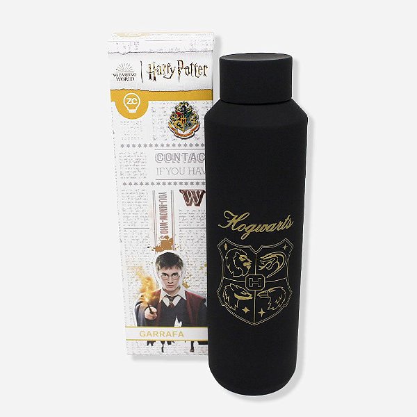 Garrafa Acqua Brasão Hogwarts Harry Potter 600ml