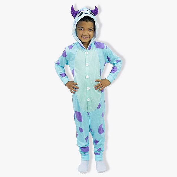 Macacão Kigurumi Verão Infantil Sullivan Disney 10 anos