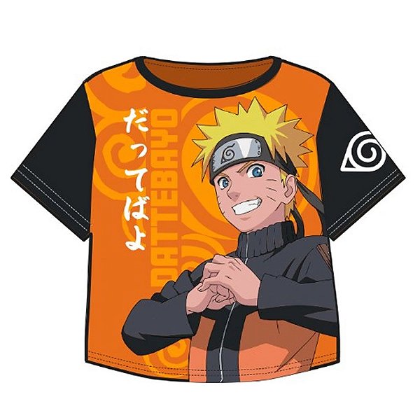 Camiseta Infantil Naruto Dattebayo Clube Comix