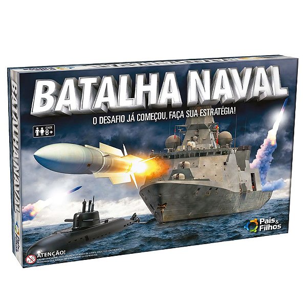 Jogo Batalha Naval O Desafio Começou Pais e Filhos