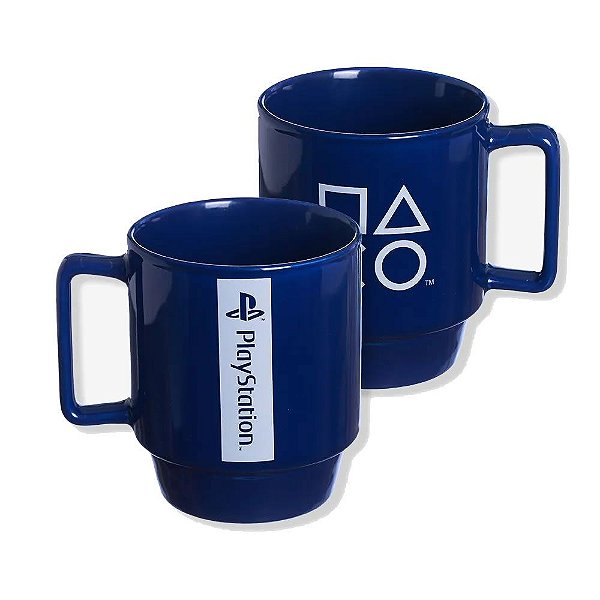 Caneca Tina Empilhável Playstation 400ml