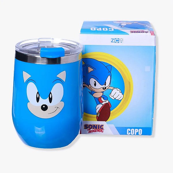 Copo Viagem Space Sonic The Hedgehog Sega 300ml