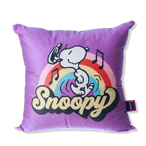 Almofada Snoopy Rainbow 40cm