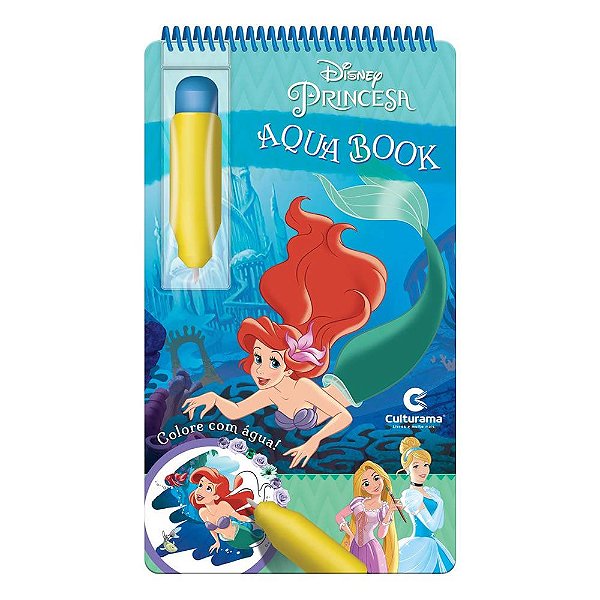 Aqua Book Princesas Disney Colore Com Água