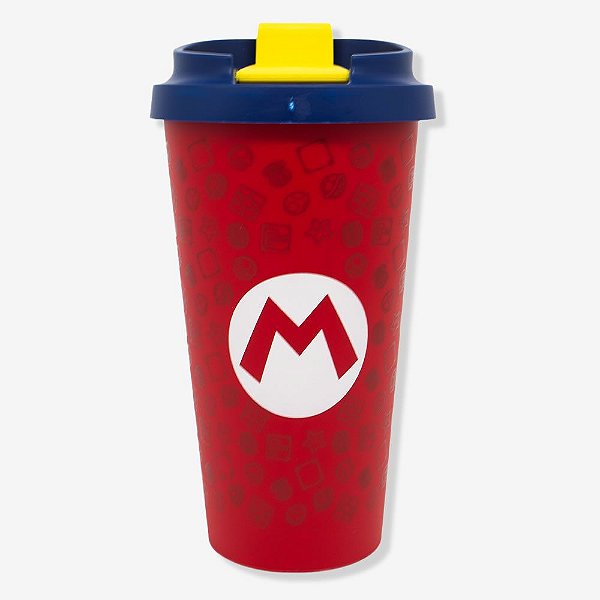 Copo Viagem Bucks Super Mario Logo 500ml