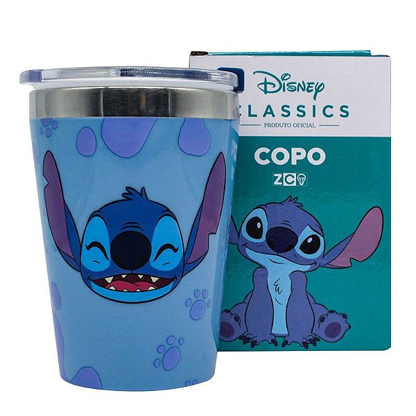 Copo Viagem Snap Stitch Disney 300ml