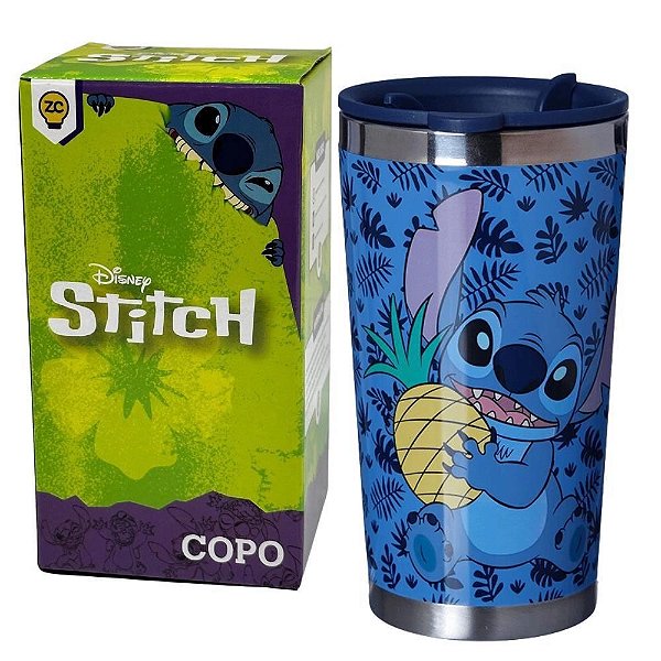 Copo Viagem Tony Stitch Disney 350ml