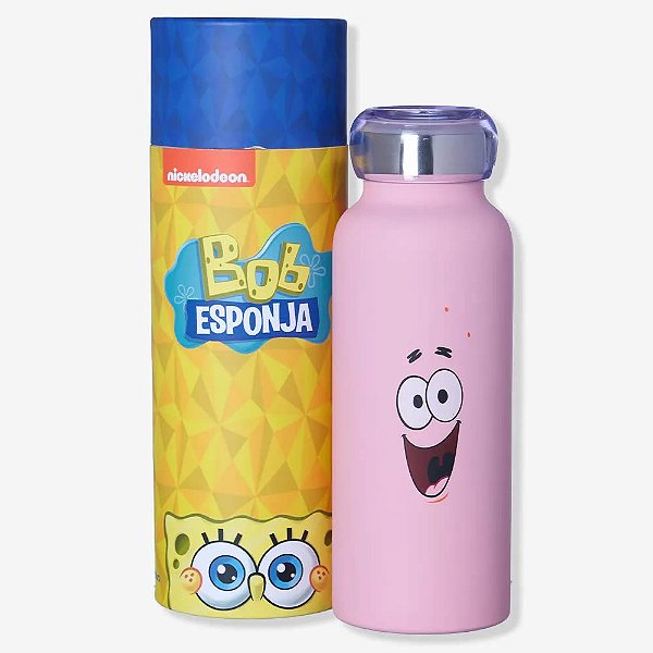 Garrafa Bubble Patrick Bob Esponja 500ml