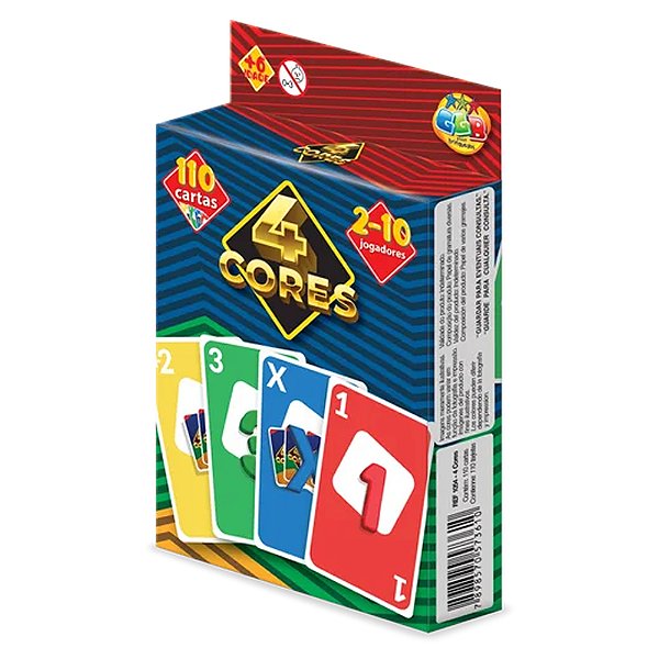 Jogo 4 Cores GGB 110 Cartas