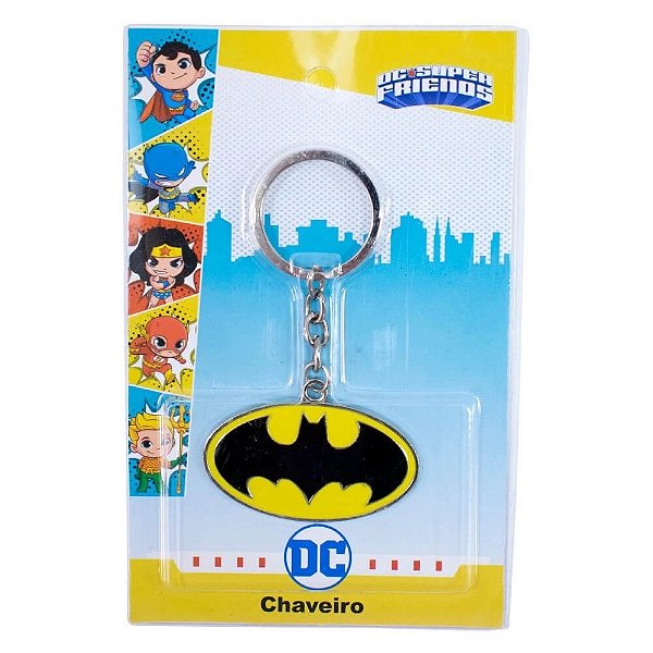 Chaveiro Metal Logo Batman DC Comics 5cm
