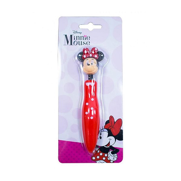 Caneta Roller Pen Minnie Mouse Rosto Dizney