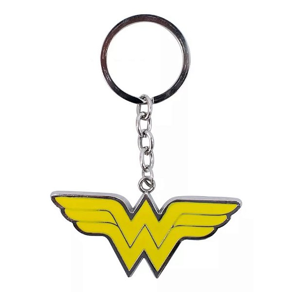 Chaveiro Metal Mulher Maravilha Logo Clássico DC Comics