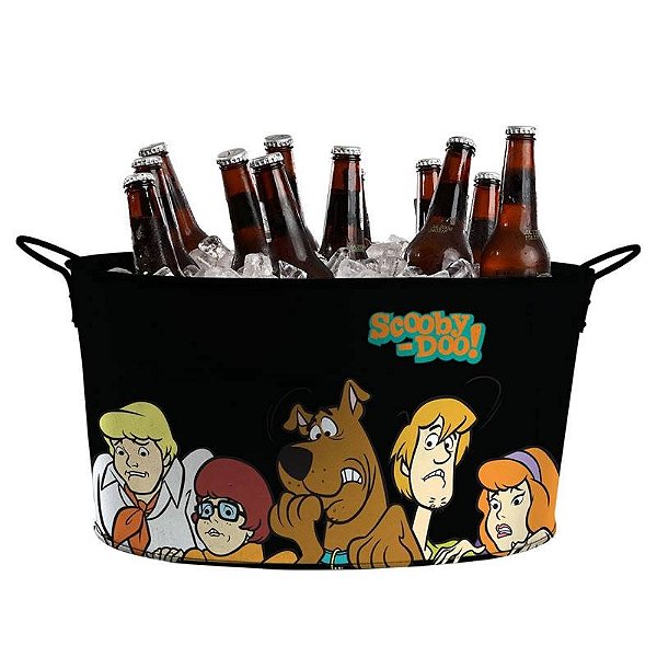 Balde de Gelo Metal Oval Scooby Doo Hanna Barbera 11 Litros