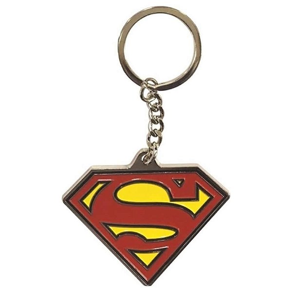 Chaveiro Metal Superman Logo Clássico DC Comics