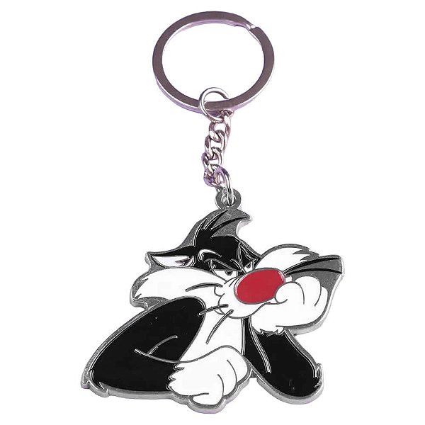 Chaveiro Metal Frajola Looney Tunes