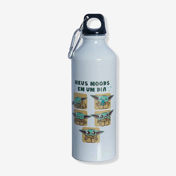 Garrafa com Mosquetão Baby Yoda 500ml