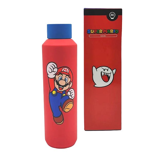 Garrafa Térmica Acqua Super Mario Pulo Nintendo 600ml