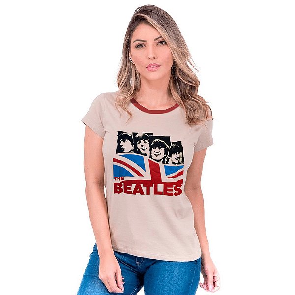 Camiseta Baby Look Beatles United By Piticas: Para Fãs do Rock Clássico!
