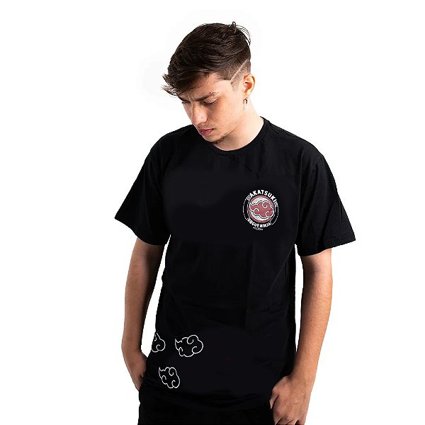 Camiseta Akatsuki Brasão Naruto By Clube Comix