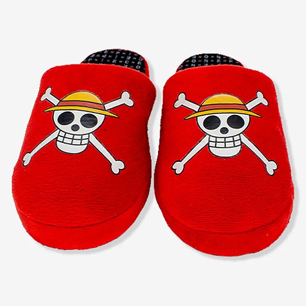 Chinelo de Quarto One Piece Caveira Pirata