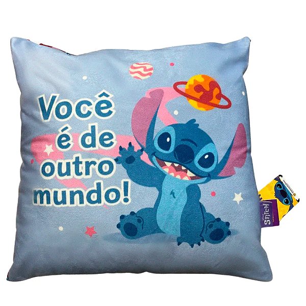 Almofada Stitch e Angel Namorados - Disney