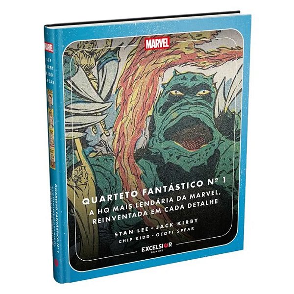 Quarteto Fantástico Nº1: A HQ Mais Lendária da Marvel, Reinventada em Cada Detalhe - Capa Dura Excelsior