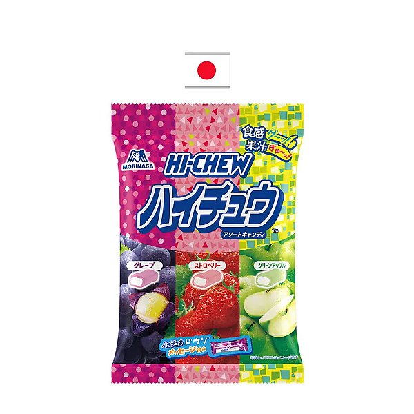 Bala Morinaga Hi Chew Candy Frutas 86g - Japão