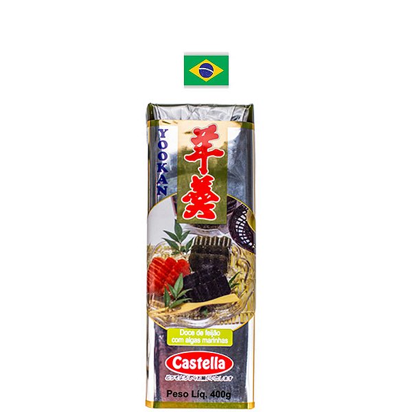 Doce de Feijão Yokan Vermelho Castella 200g - Brasil