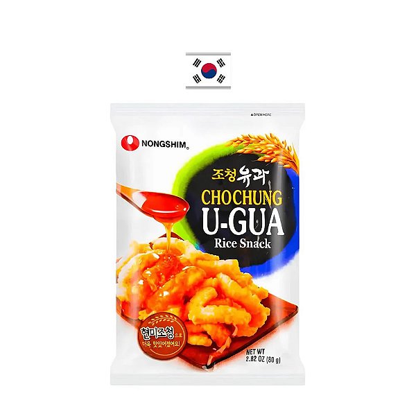Salgadinho Nong Shim Salg U GUA Palito De Mel 80g - Coreia do Sul