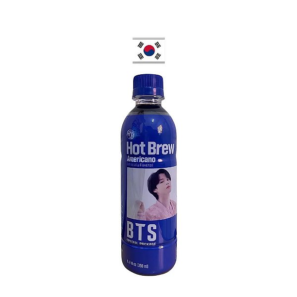 Bebida Hot Brew BTS Café Americano 350ml - Coréia do Sul