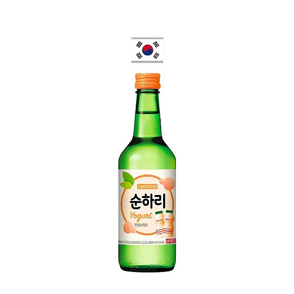 Soju Coquetel de Yogurt Chum Churum 360ml – Coreia do Sul
