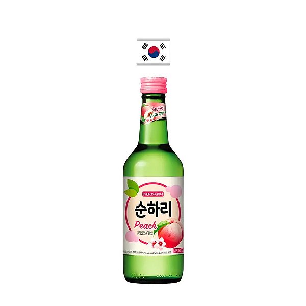 Soju Coquetel de Pêssego Chum Churum 360ml – Coreia do Sul