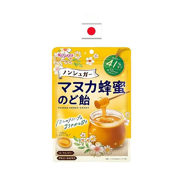 Bala de Mel Kasugai NS Manuka 65g – Japão
