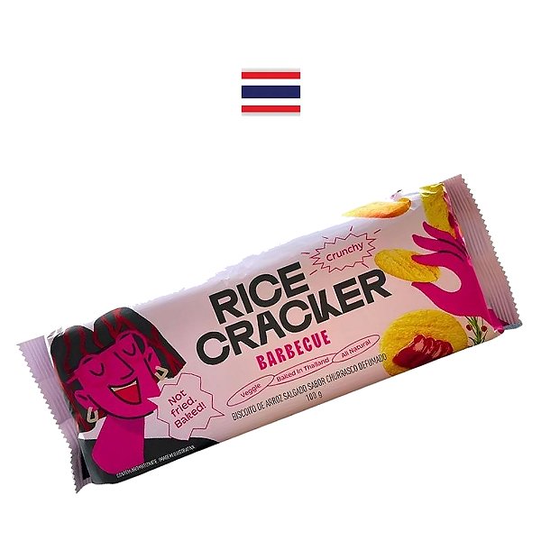 Biscoito de Arroz Barbecue 100g – Tailândia