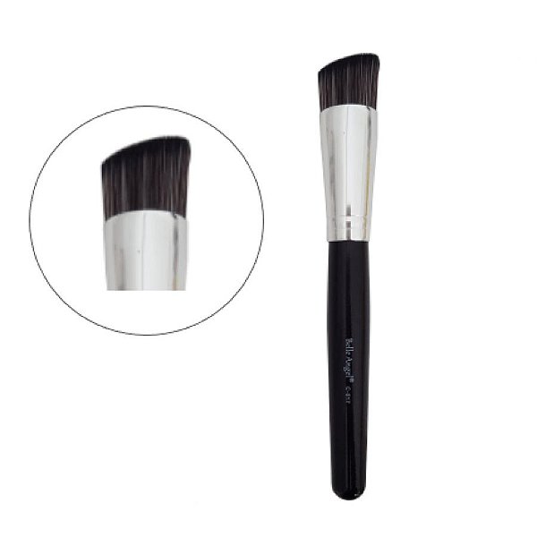 Pincel kabuki chanfrado linha classic - Belle Angel