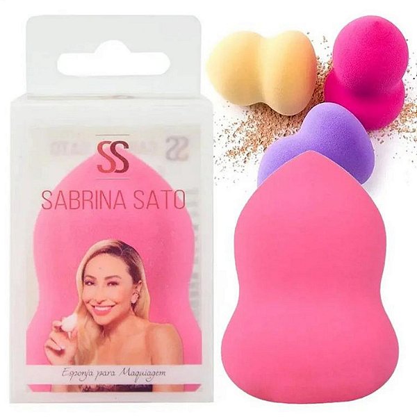 Esponja para maquiagem coxinha com curva - Sabrina Sato