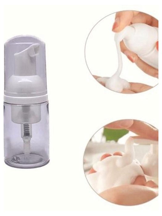 Frasco pump espumador para higiene facial - 30ml