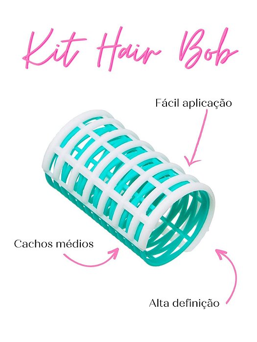 Hair bob com capa 4 peças marilu multicolor