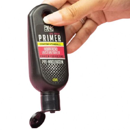 Primer Oil Free Com Vitamina E - Pink Color
