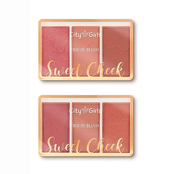 Trio de blush sweet cheek - City Girls